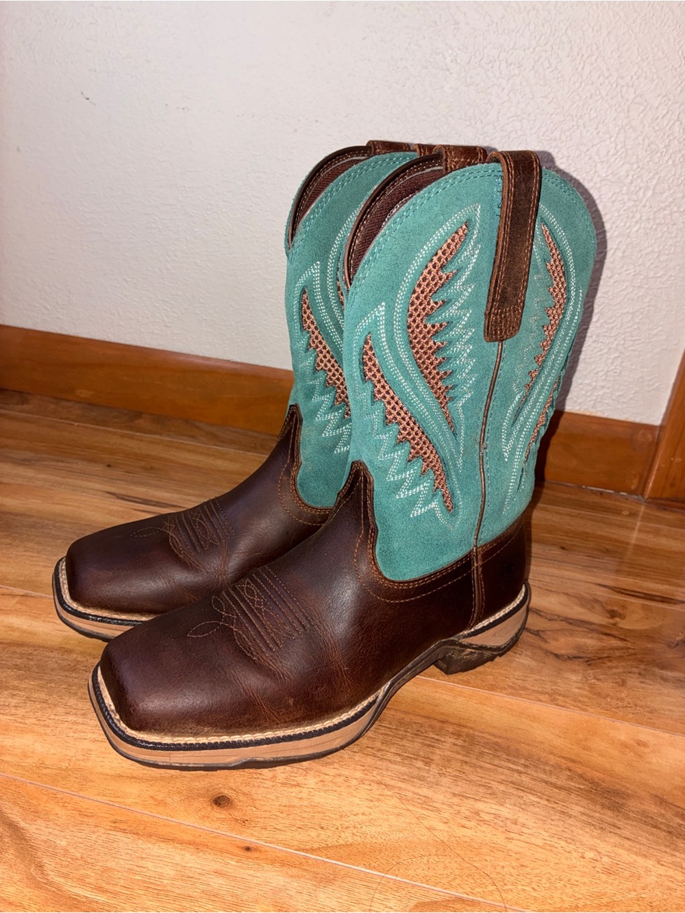 Ariat Women’s Anthem VentTEK Western Boots Cowboy Cowgirl, brown - size 7 B